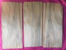 Noyer: 3 feuilles de placage