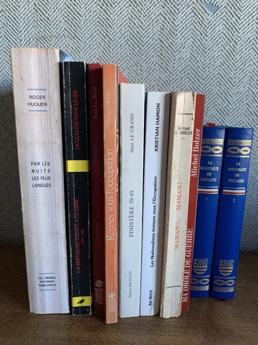 Bretagne lot livres - de, 9