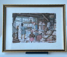 Anton Pieck Print of  THE BOOK SHOP by C P Productions Ltd, Northern Ireland