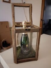 urne mariage bois et verre