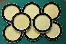 Villeroy et Boch 8 Assiettes à Dessert (jaune / noir) de 18,7 cm de diamètre
