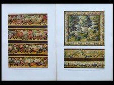 TAPISSERIE, VERDURE, GOBELIN -