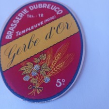 Ancienne étiquette bière