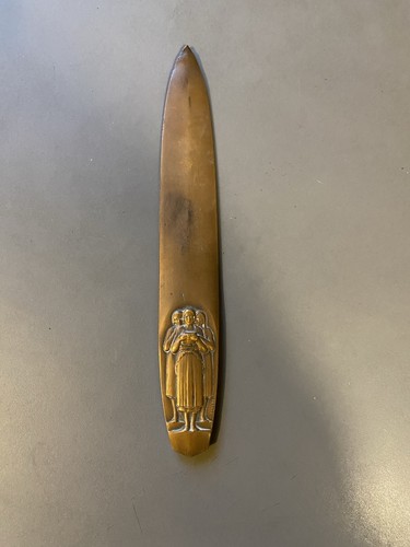 Ancien coupe papier bronze - coupe,