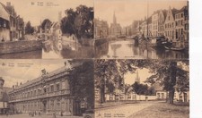 Lot de 4 cartes postales