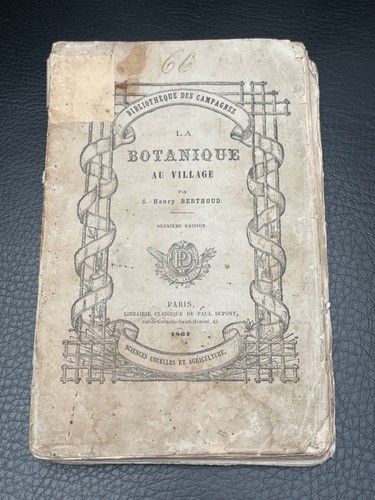 Livre botanique village - la, au