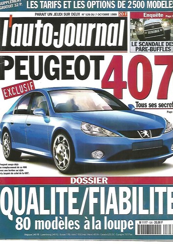 Auto journal 526 peugeot - n°526,
