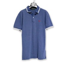 Polo Fred Perry Rayé Bleu Et Blanc - Taille S Homme