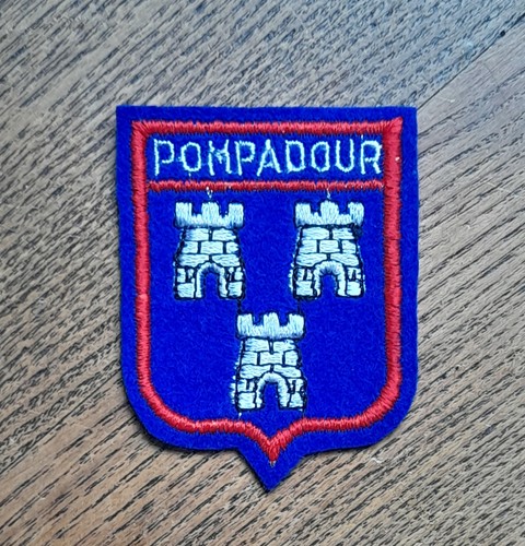 Ecusson brodé pompadour - ecusson, de