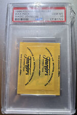 1988 Fournier Estrellas Stickers Magic Johnson #MJ PSA 10 MINT Lakers RARE POP 2