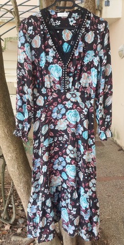 Robe midi fleurie - robe, sandro