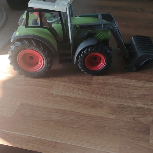 Playmobil tracteur vert avec - tracteur,