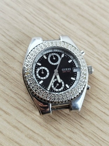 Montre guess noir acier - montre,