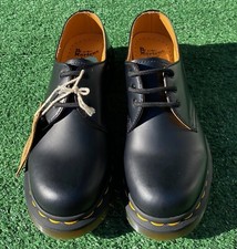 New Dr. Martens Air Wair Smooth Black 11837 Leather Oxfords Womens Sz 6 No Box