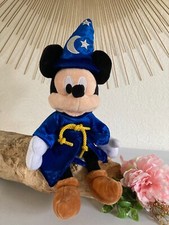 1124⚜️ Plush blanket Mickey The Magician Disneyland Paris height 28 cm sitting