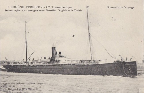 Cpa souvenir paquebot eugene - paquebot,