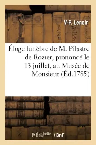 éloge funèbre pilastre - de, m.