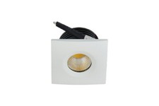 Mini spot LED encastrable carré EVA-2 3W 3000K