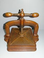 - BELLE ANCIENNE PRESSE DE RELIEUR FONTE XIX PRESSE DE NOTAIRE OUTIL ANCIEN