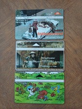 3 télécartes Belgiques