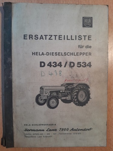Hela diesel tracteur d434 d534 - tracteur,