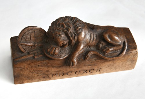 Lion lucerne sculpture - lion,