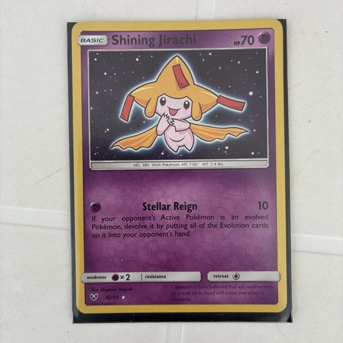 Carte pokémon jirachi shining - carte,