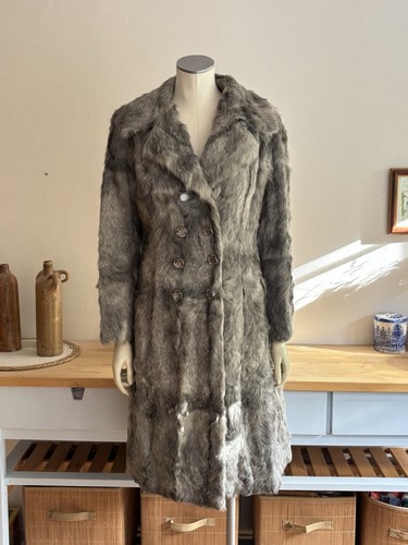 Manteau vintage 70s fourrure - vintage,