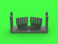 P-51 MUSTANG Carburator Cover RAF Type-2 (Arma)  1/72 MASTER-MODEL 72-173