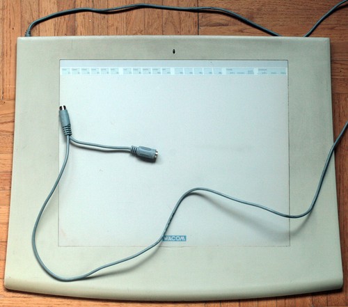 Vintage wacom tablette - vintage,