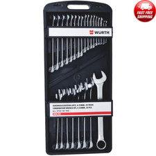 Wurth® Red Stripe 25 Piece Combination Wrench Set Metric 6 - 32mm 5754101925