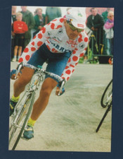 CYCLING cycling card CLAUDIO CHIAPPUCI polka dot jersey Team CARRERA Edit