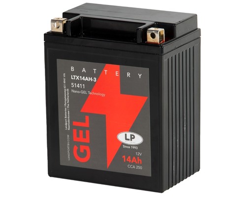 Yb14l gel batterie moto 12v - yb14l-a2,