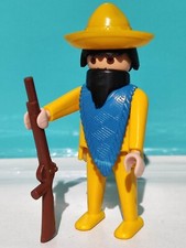 PLAYMOBIL FIGURINE MEXICAINE PONCHO WESTERN 1ère ÉPOQUE 3343 3407 3484 3434 O...