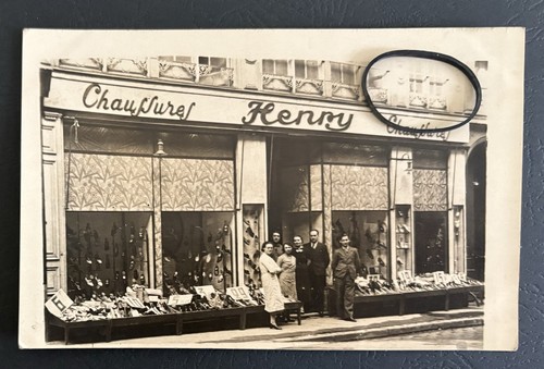 Carte photo cpa devanture - carte,
