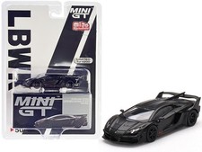 LAMBORGHINI Aventador GT EVO - LB-Silhouette WORKS  - matte black - Mini GT 1:64