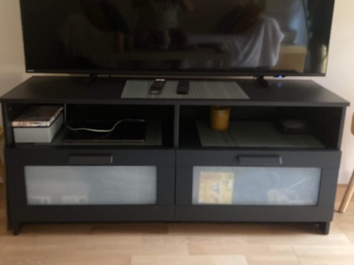 Meuble banc ikea noir - banc, tv