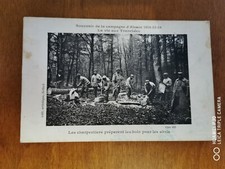 CPA - 68 - HIRTSBACH WOOD - carpenters prepare woods for shelters