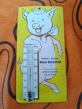 THERMOMETER 60s for a butcher shop Varoise pig