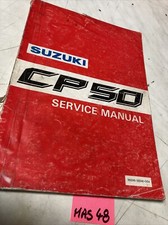 Suzuki scooter CP50 50 CP manuel revue technique moto atelier GB édition 1985