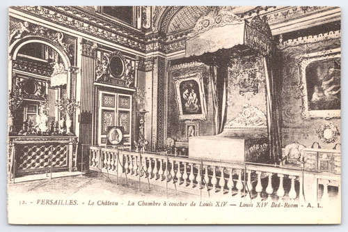 Vtg postcard versailles - vtg,