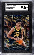 2024 Panini Select Ben Sheppard Elephant SSP Rookie Mezzanine SGC 9.5