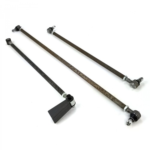 Dropped axle suspension tie - axle,