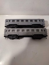 LOT JOUEF HO 2 PASSENGER CAR STAINLESS STEEL FIRST CLASS GLASS VERY NICE CONDITION