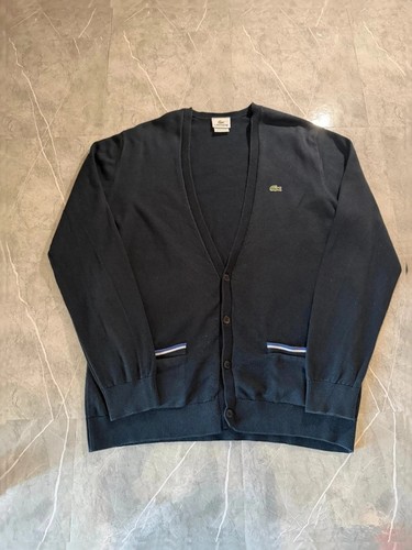 Cardigan lacoste vintage bleu - lacoste,