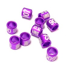 promo 50% Bagues oiseaux en aluminium 2021 canaris exotique perruche(2.5mm..9mm)