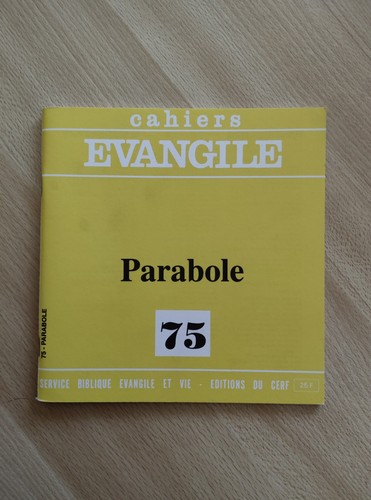 Cahiers evangile parabole - cahiers,