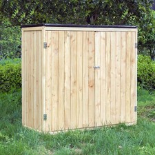 Armoire de jardin Bois naturel