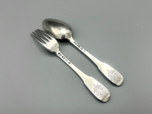 Ruinat rare couvert argent - e.,