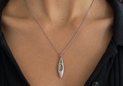 Collier kayak argent 925